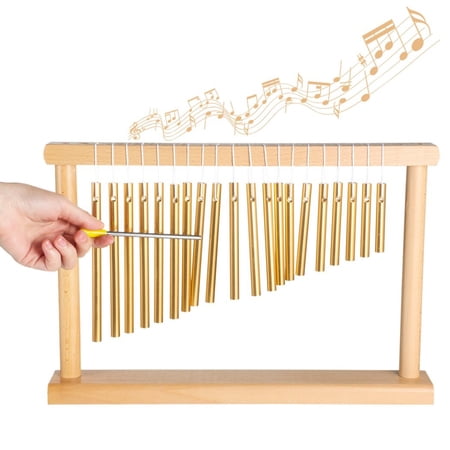 20-Tone Wind Chime, Single-row Table Top Wind Chime, Percussion Instrument With Mallet, Wind Chime for Decoration Meditation Yoga
