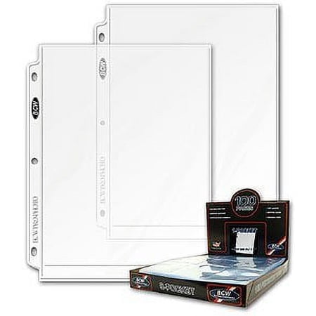 20 (Twenty Pages) - BCW Pro 8 X 10 Photo Page (1 Pocket Page)