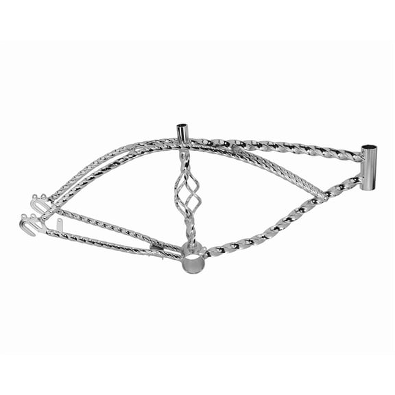 Bike 20 Cage Twisted Lowrider Frame Chrome.