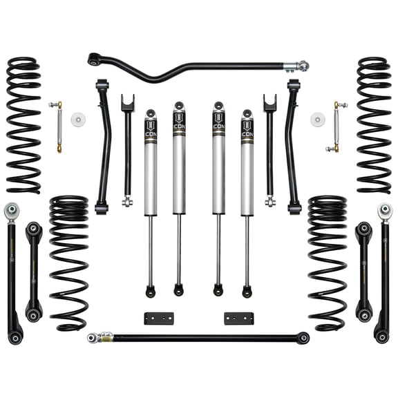 20-UP JEEP GLADIATOR 2.5" STAGE 5 SUSPENSION SYSTEM (TUBULAR) Fits select: 2020 JEEP GLADIATOR SPORT