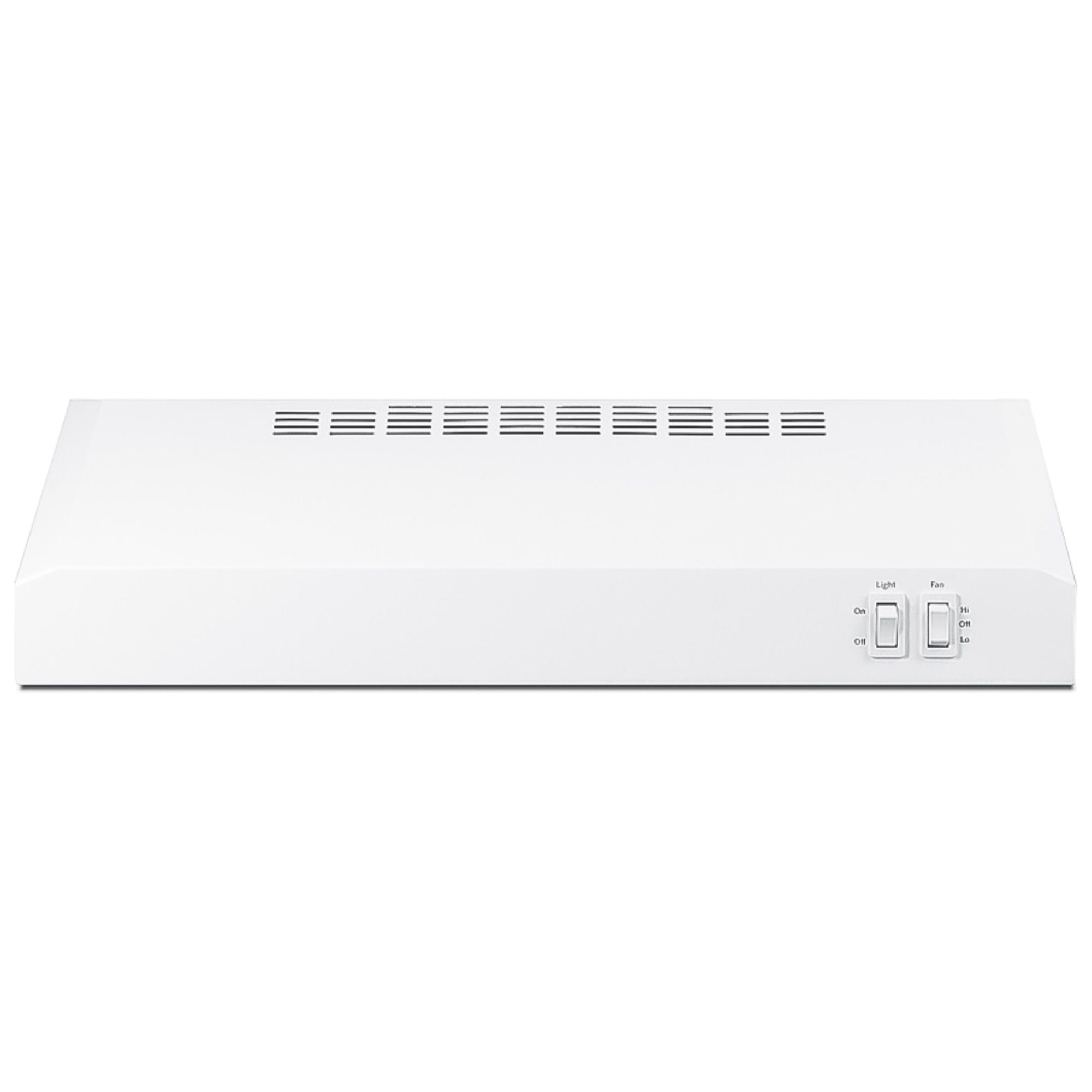20" White Stainless Steel Convertible Under Cabinet Range Hood