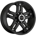 thumbnail image 1 of 20" Vision 394 Warlord Black Wheel 20x9 8x6.5 18mm GMC Chevy Sierra Dodge 8 Lug, 1 of 1