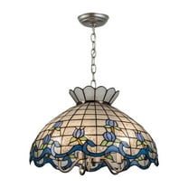 20"W Roseborder Pendant