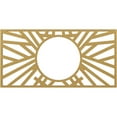 thumbnail image 1 of 20"W x 10"H x 7 3/8"ID x 1/2"P Hoover Architectural Grade PVC Pierced Ceiling Medallion, Gold, 1 of 10