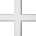thumbnail image 1 of 20"W x 2"P x 20"L Inner Cross Intersection for 5" Traditional Coffered Ceiling System, 1 of 5