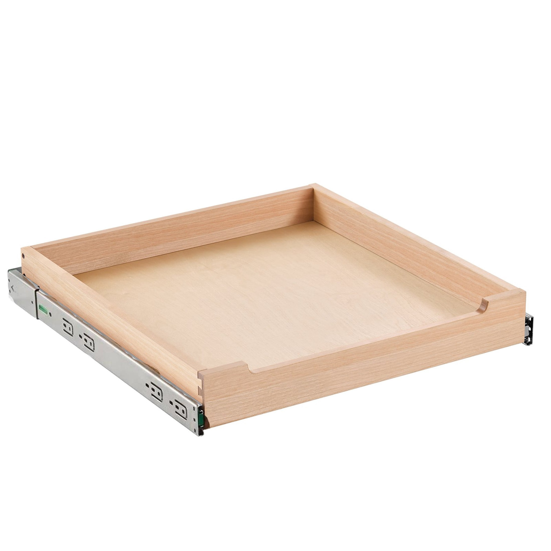 20"W x 21"D Pull Out Cabinet Organizer, Soft Close Slide Out Shelf, Heavy Duty Sliding Wood Drawer, Bottom & Side Mount for Kitchen, Pantry, Bathroom