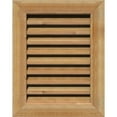thumbnail image 1 of 20"W x 32"H Rectangle Gable Vent (25"W x 37"H Frame Size): Unfinished, Functional, Rough Sawn Western Red Cedar Gable Vent w/ 1" x 4" Flat Trim Frame, 1 of 6