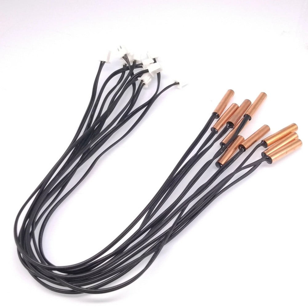 20 Waterproof Copper Temperature Sensor Probes for Air Conditioning ...