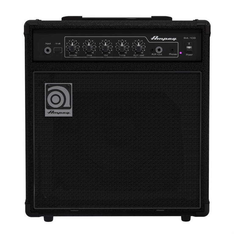AMPEG BA-108 20W アンペグ ベースアンプ 20 Watt Bass Amp 1x8 Combo - Walmart.com