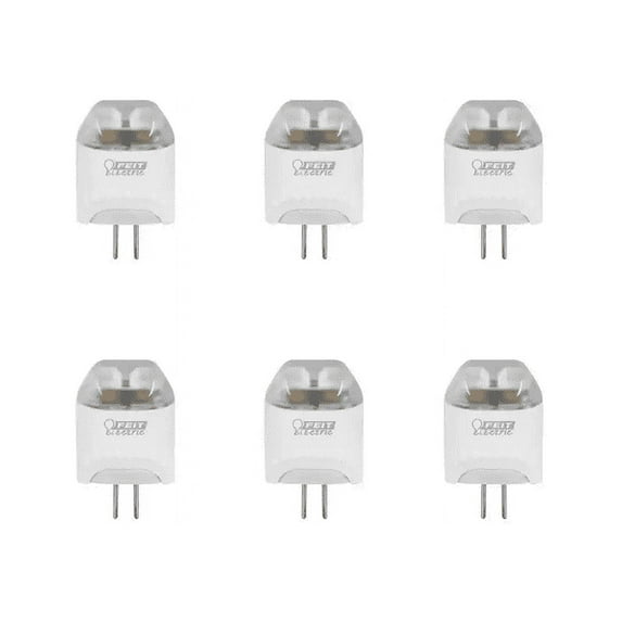 20-Watt Equivalent G4 Bi-Pin Base 12-Volt Landscape Garden LED Light Bulb, Bright White (3000K) (6-Pack)