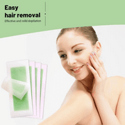 (20 Wax Strips) Hair Removal Double Sided Depilatory Body Skin Eyebrow Leg Face