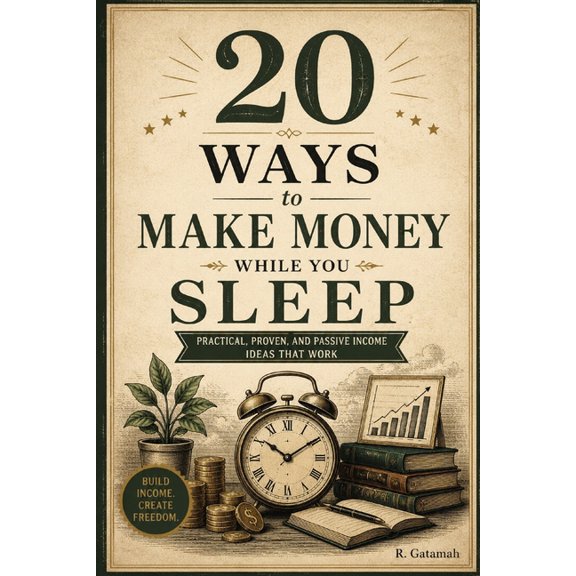 20 Ways To Make Money While You Sleep: Work Less, Build More, Earn Longer, (Paperback)