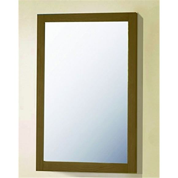 20" Weathered Brown MIRROR-Color:Weathered Light Brown,Material:MDF