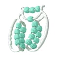 thumbnail image 1 of 20 Wheels Muscle Relax Roller Arm Leg Massage Shoulder Calves Massage Roller Green, 1 of 8