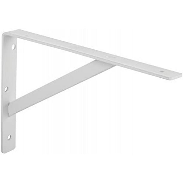 20" White Heavy Duty Shelf Brackets