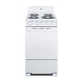 thumbnail image 1 of Summit 20 Inch Freestanding Electric Range, Coil Burners, White - RE203W, 1 of 11