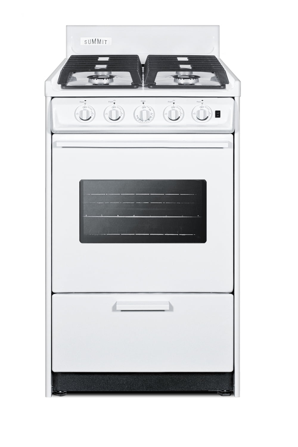 20" Wide Gas Range, Sealed Burners