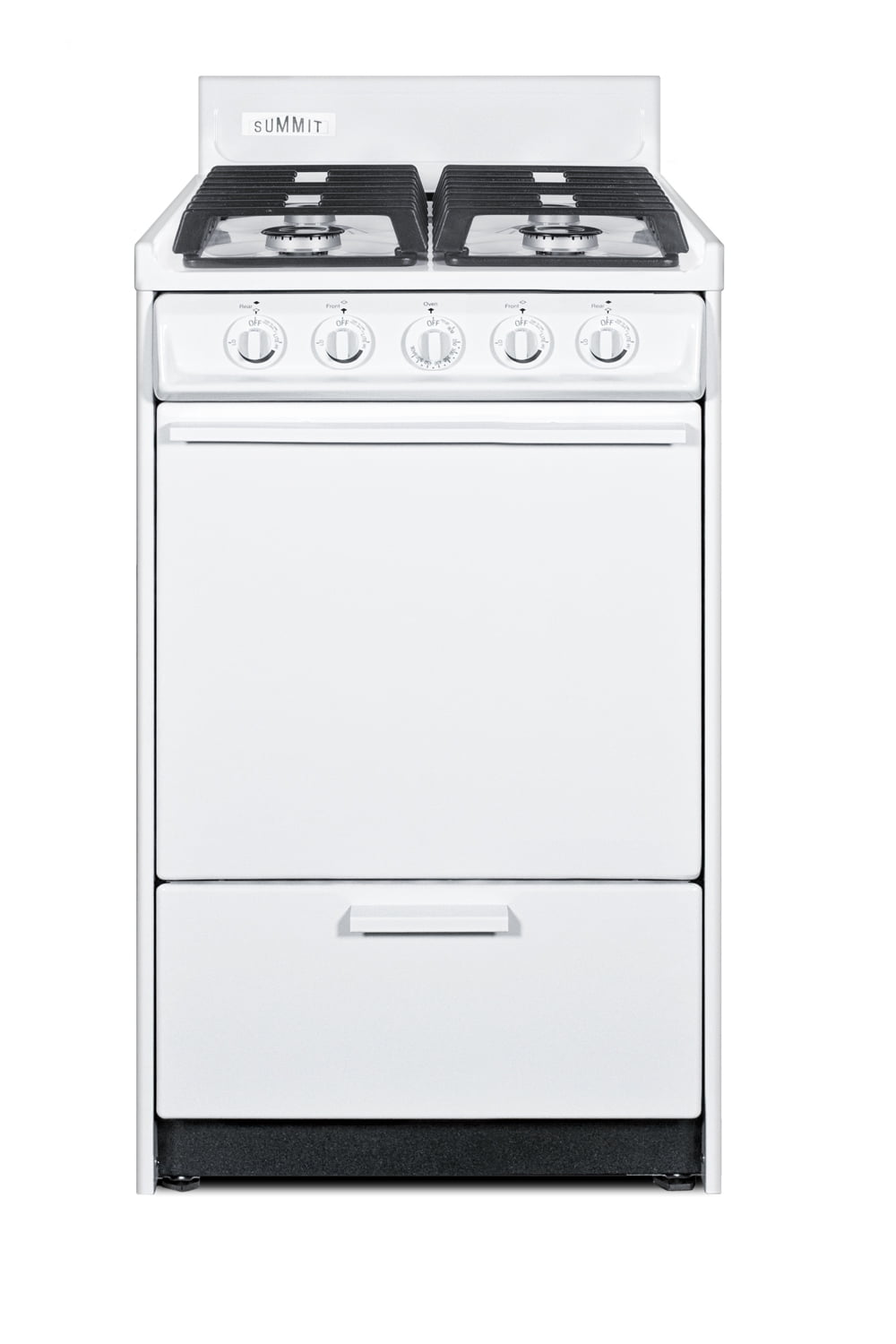 20" Wide Gas Range, Sealed Burners