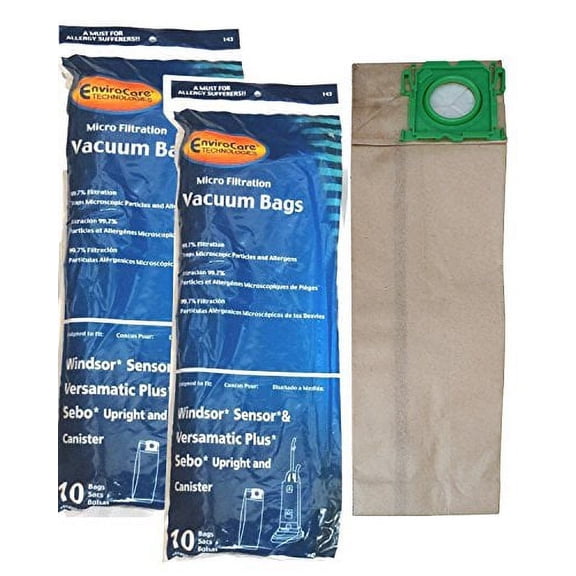 20 Windsor Sensor Versamatic Upright & Canister Microfiltration Vacuum Cleaner B