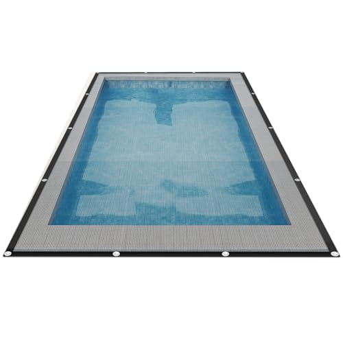20 X 40 Ft Pool Leaf Net Cover, Inground Pool Cover Rectangle Swimming ...