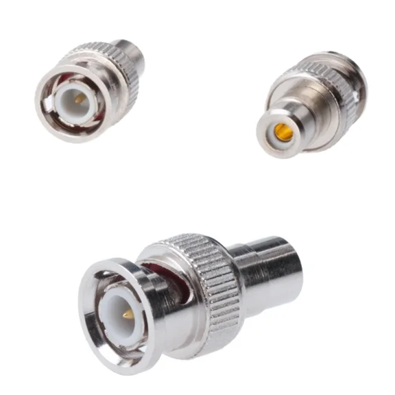 20 X Bnc Male To Rca Female Coaxial Connector For Cctv Security Camera Cable Lot