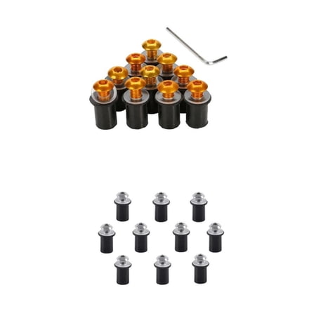 20 X Motorcycle Windscreen Windshield Bolts Screw Motorbike