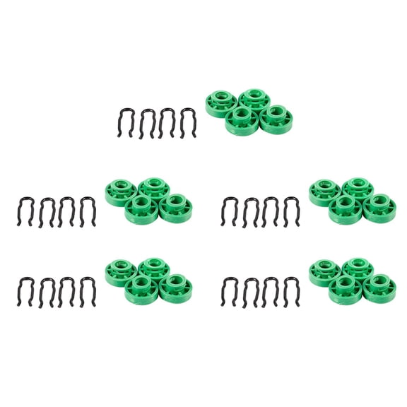 20 X Set Front Power Window Regulator Guide Roller for 9-5 9-3 900,20 x Front Window Regulator Roller,Green