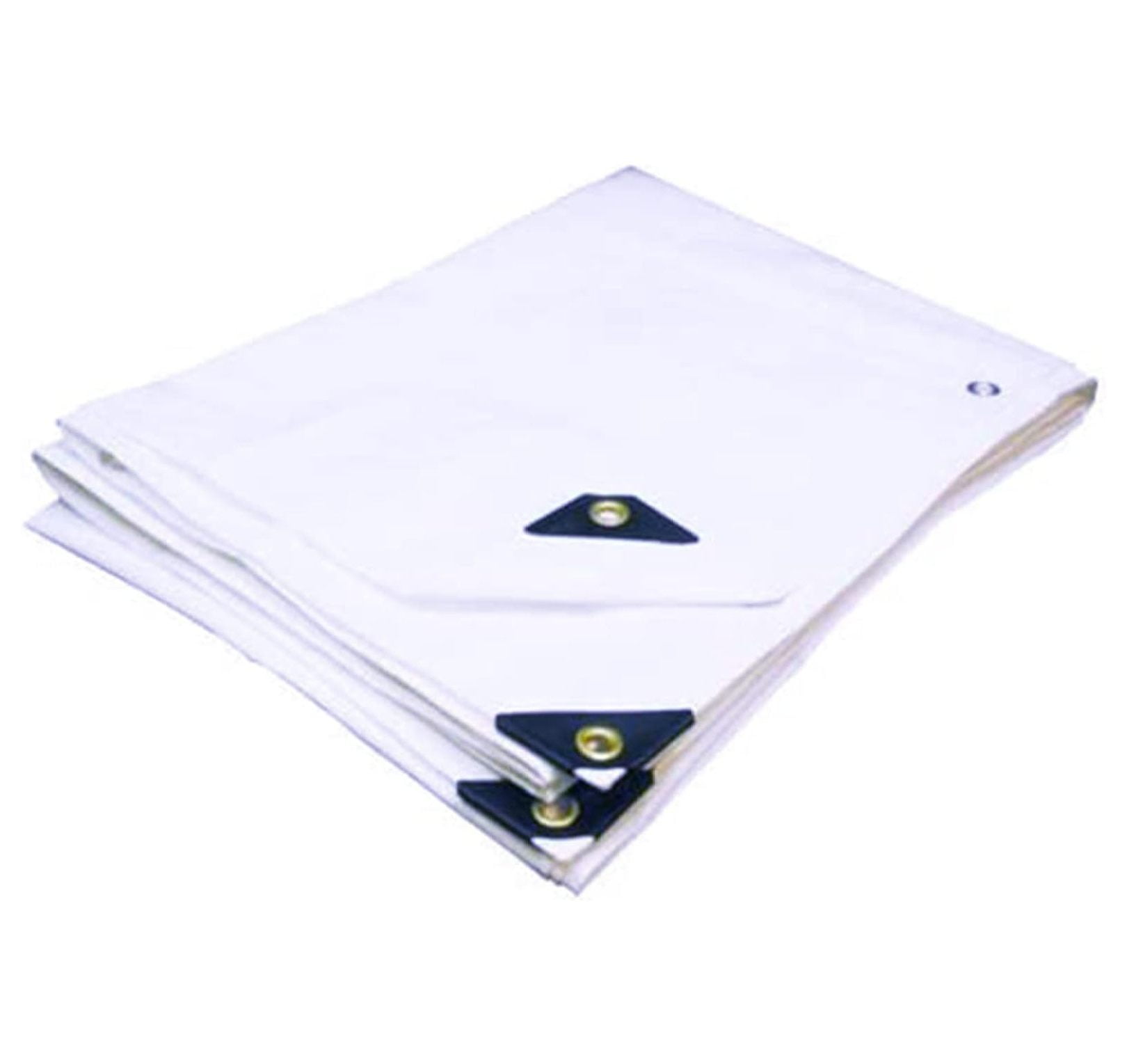 20'X30' EXTRA Heavy Duty 12 mil (White) Tarp 3 Ply Coated Reinforced