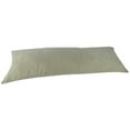 thumbnail image 1 of 20"X60" Double Side Zipper Microsuede Body Pillow Cover Pillowcase Sage Green Colors (5 Feet Long), 1 of 1