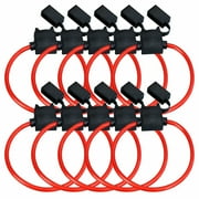 20 XP Audio XATC8G ATC Fuse Holder8 Gauge ATC In-Line Blade Fuse Holder OFC Copper Wire Protection