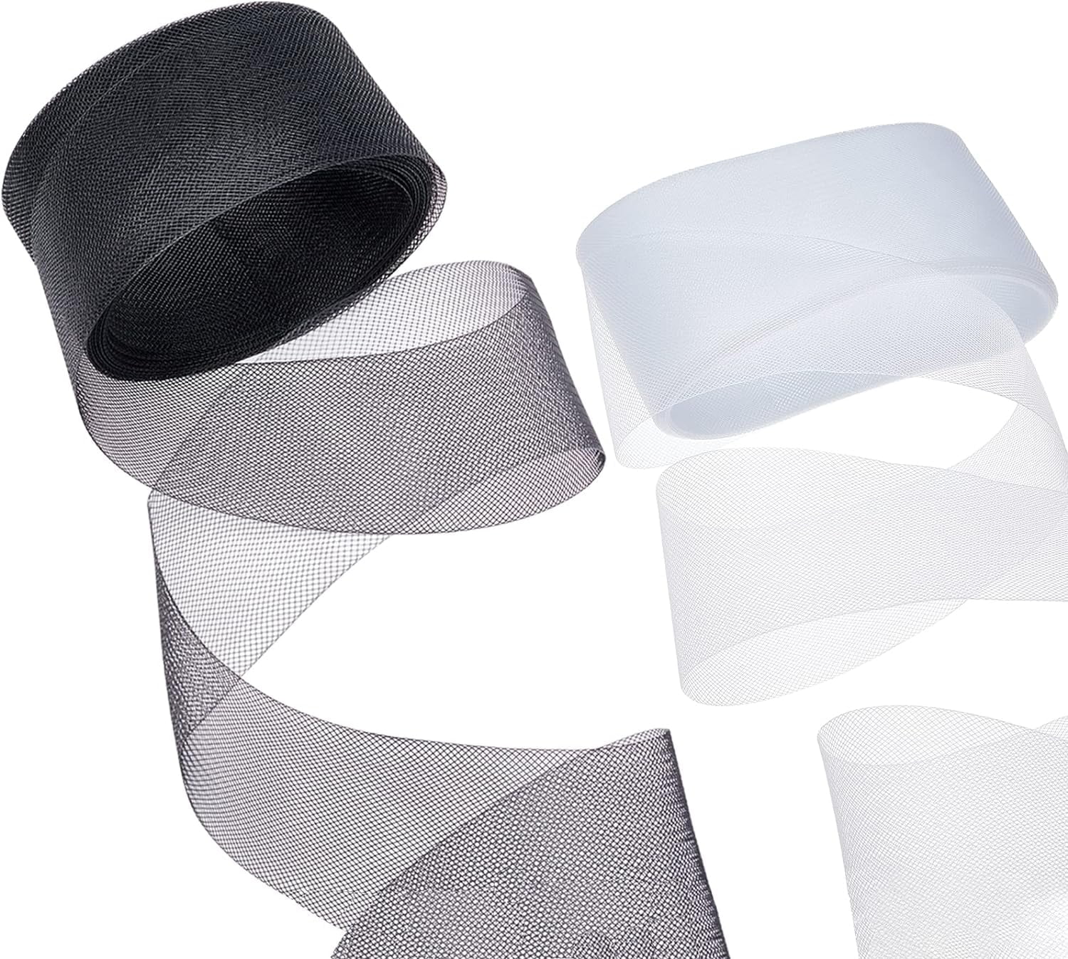Barig Ribbons 20 Yards 2 Colors Stiff Horsehair Braid Horsehair Mesh Braid Trim 3 ...