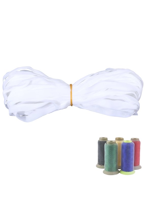 20 Yards 3/4 Inch Sewing Thread Net Cosmetic Brush Protective Nets Mesh Spool Saver Huggers DIY