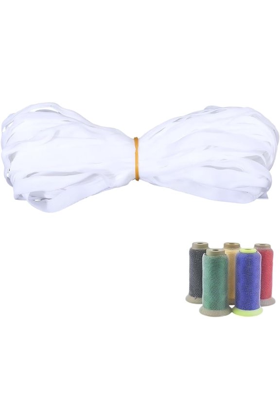 20 Yards 3/4 Inch Sewing Thread Net Cosmetic Brush Protective Nets Mesh Spool Saver Huggers