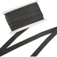 thumbnail image 1 of 20 Yards Book Binding Headbands 22mm Wide Bias Binding Tape Black Flat Book Binding Ribbon Herringbone Webbing Trim Bookmaking Twill Tape for DIY Sewing Craft Beginners Book Repairing Decor, 1 of 6