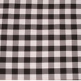 thumbnail image 1 of 20 Yards Checkered Fabric 60" Wide Gingham Buffalo Check Tablecloth Fabric Decor", (Color: Black), 1 of 1