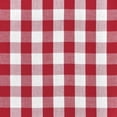 thumbnail image 1 of 20 Yards Checkered Fabric 60" Wide Gingham Buffalo Check Tablecloth Fabric Decor", (Color: Red), 1 of 3