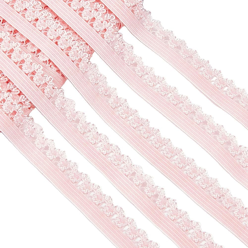 2Yards 20cm Width Multi Scalloped Stretch Elastic Lace Trim For DIY Bra Clothing