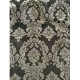 thumbnail image 1 of 20 Yards Grey Black Flocking Damask Taffeta Velvet 60ft Fabric 58" Flocked", 1 of 1