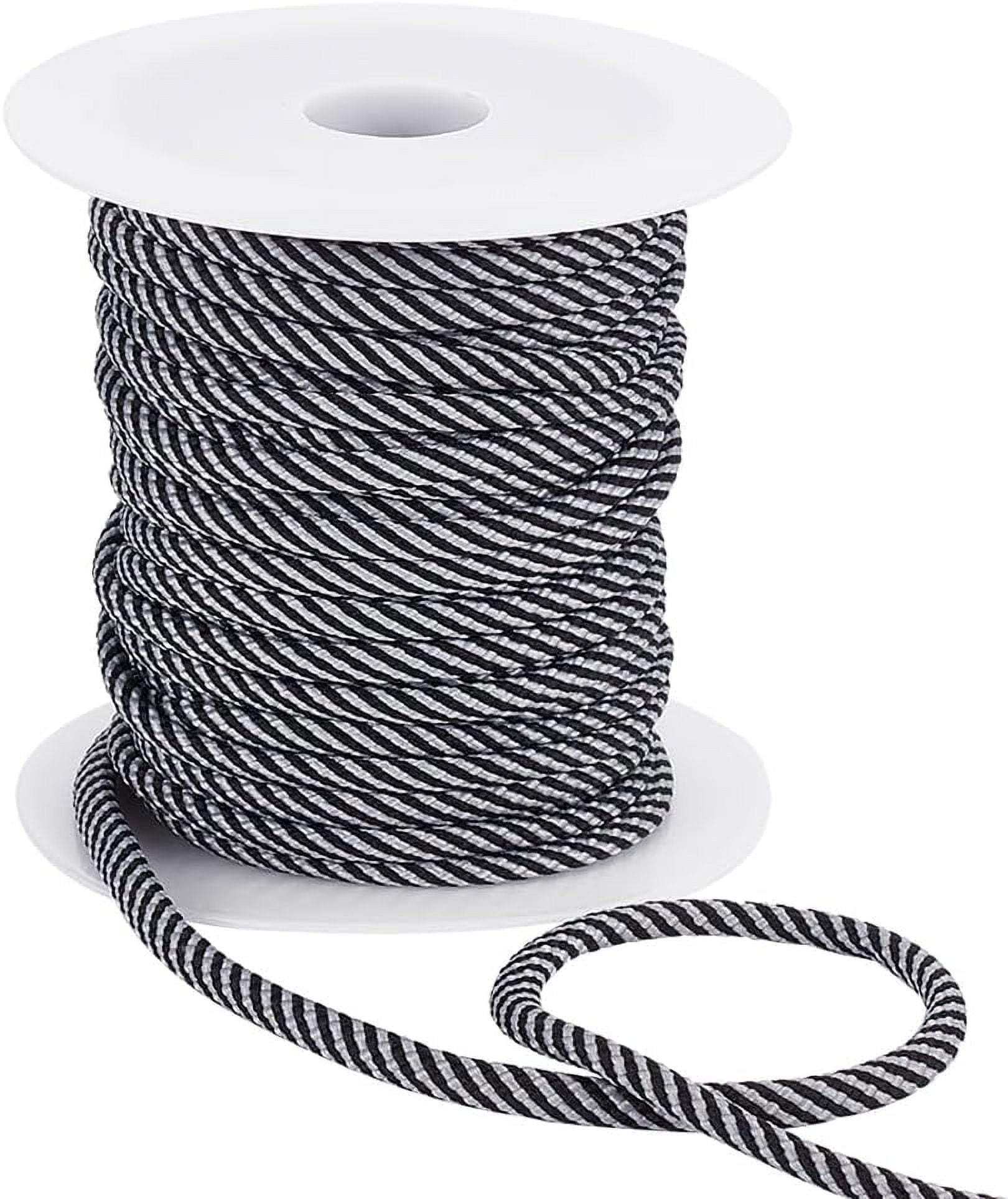 Rope Draw String 20 Yards Light Grey Drawstring Replacement Rope 5mm Round Nylon ...