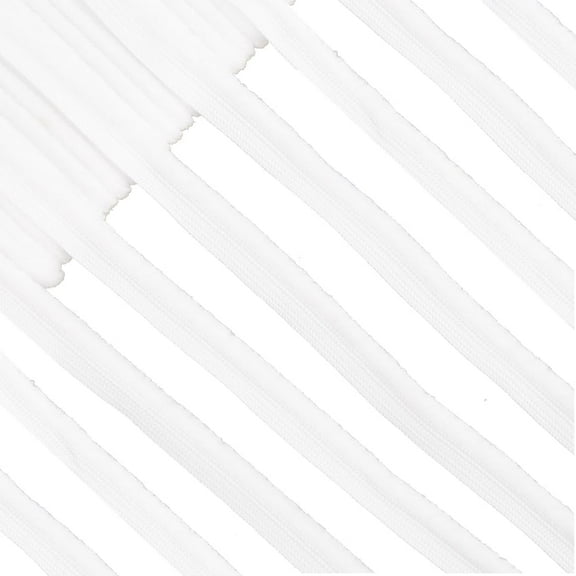 20 Yards Velvet Piping Bias Tape 3/8" Wide Lip Cord Trim White Upholstery Piping Trim with Cord for Apparel Sewing Stitching Decorating Pillows Lamp Curtain Hat Clothing Accessories