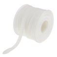 thumbnail image 1 of 20 Yards Velvet Ribbon Spool Available in Many Colors 0.4inch Wide Decorate Ribbon for Wrapping Hair Bow Sewing Christmas Decoration, Wedding Ornaments DIY - White, 1 of 9