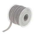 thumbnail image 1 of 20 Yards Decorate Ribbon Velvet Single Face Ribbon Wrapping Ribbon  for Package Wrapping Hair Bow Clips Making Sewing Baby Headbands Wedding Decorations 0.4 Inch Wide Gray, 1 of 6