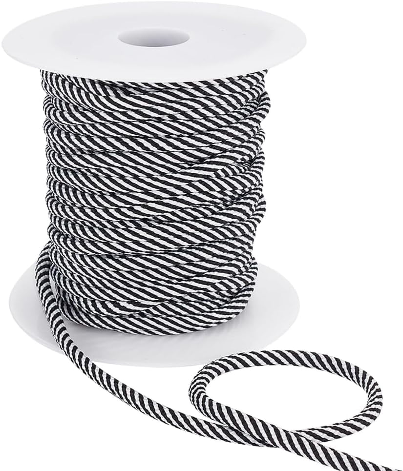 20 Yards Wheat Drawstring Replacement Rope 5mm Round Polyester Cotton ...