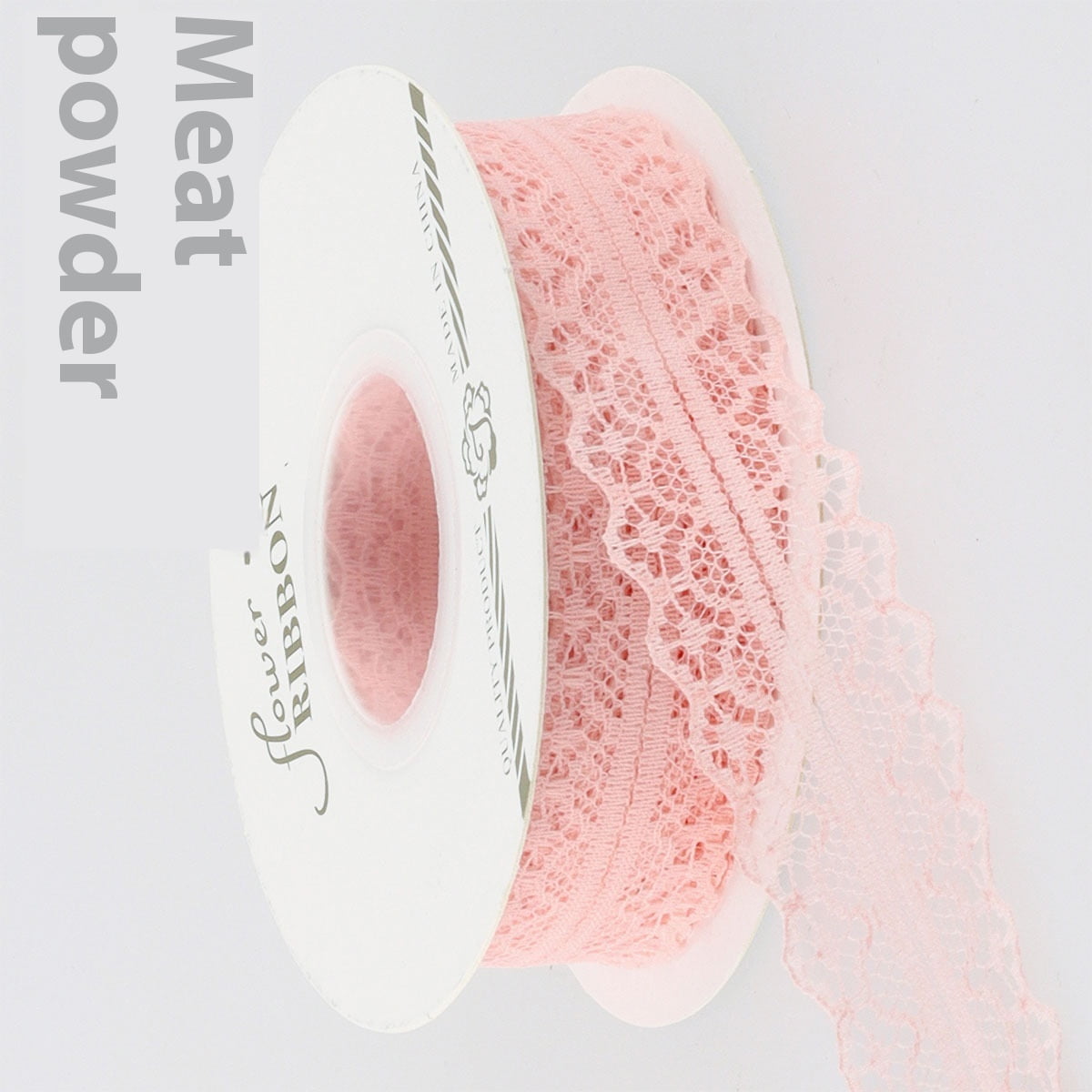20 Yards meat powder Trim Ribbon, 3cm Wide Vintage Lace Ribbons for ...