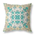 thumbnail image 1 of 20â€ Yellow Green Rose Box Indoor Outdoor Zippered Throw Pillow, 1 of 3