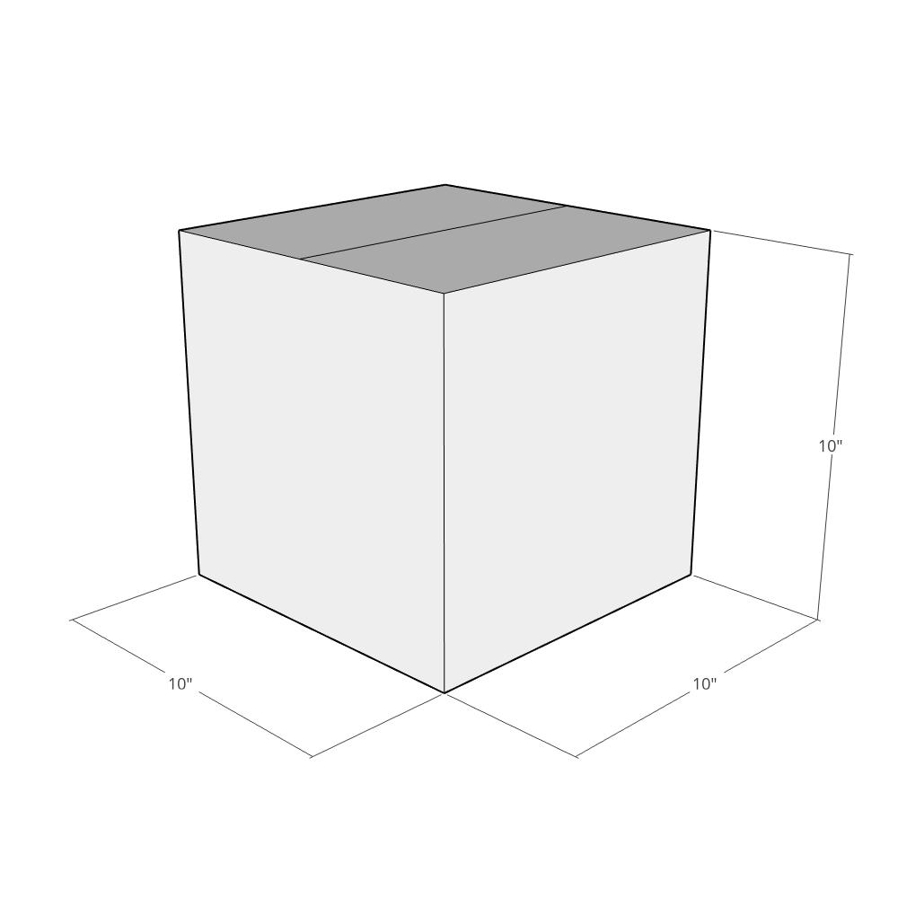 20/box Column 20 boxes with size of 10x10x10 White - 32 ECT New - Walmart.com
