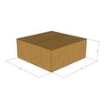 thumbnail image 1 of 15x15x6 Kraft Brown Corrugated Shipping Boxes, 32 ECT Single-Wall, Qty 20, 1 of 3