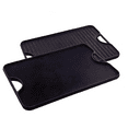 thumbnail image 1 of 20-by-14-Inch Rectangular Cast Iron Griddle, Preseasoned Reversible Griddle, 1 of 5