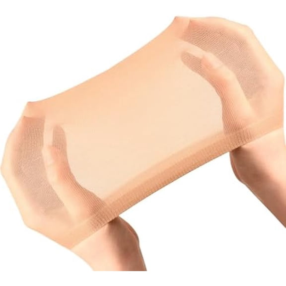 20 count Light Brown Wig Caps for Women, -Thin Stretchy Nylon Lace Front Stocking Caps (Ballet//Daily Use)