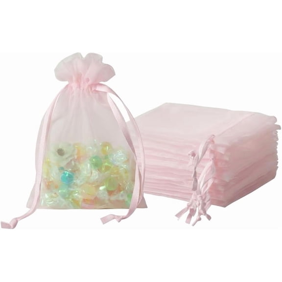 20 count  Organza Bags 5X7 inch for Wedding Favors with Drawstring, Mesh  Bags  Bags  Pouch for Candy Bridal Shower Party Favor  Shower Christmas